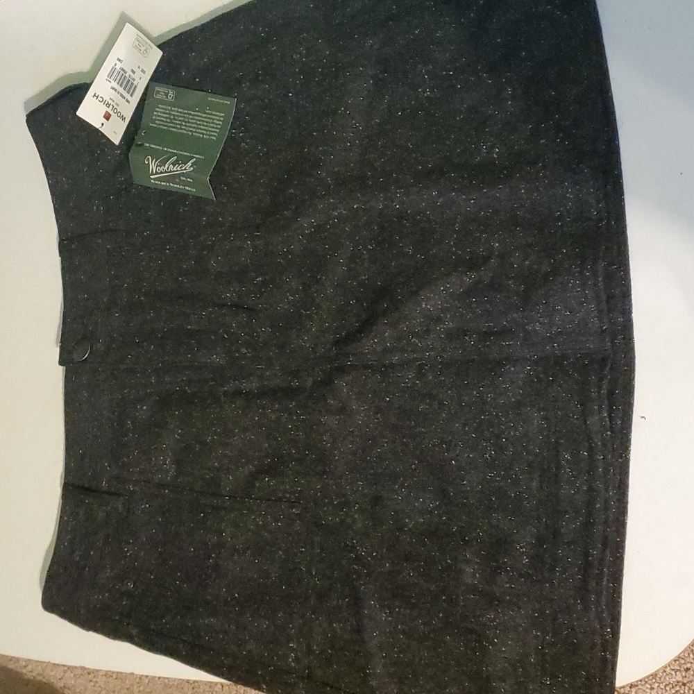 Woolrich Dark Gray Midi Skirt